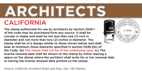 California Architect Seal